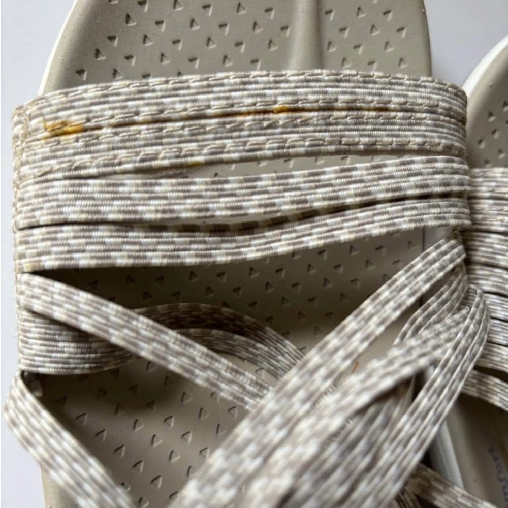 SKECHERS Cream Reggae Sandals 10 - Picture 7 of 7